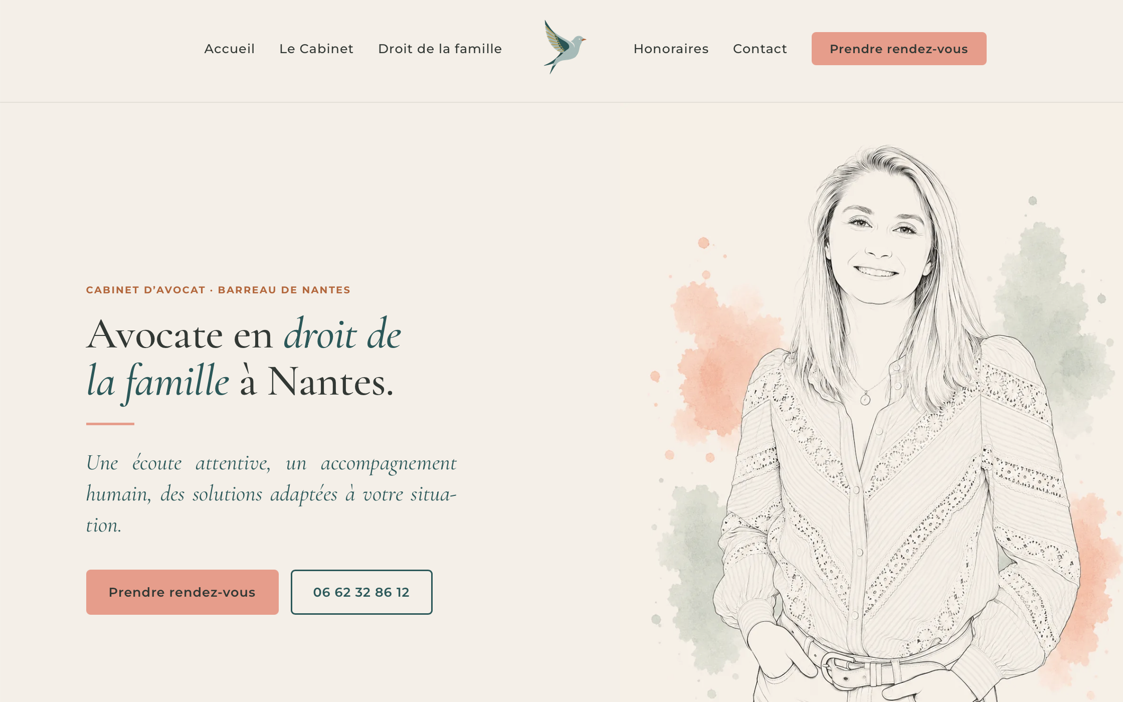 Site de Me Julie Monneyron conçu par KGN